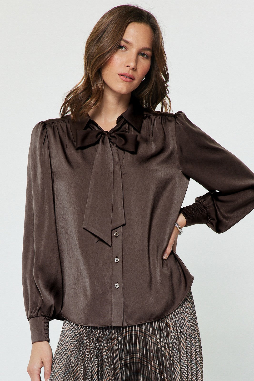 Keelan Blouse - Brown