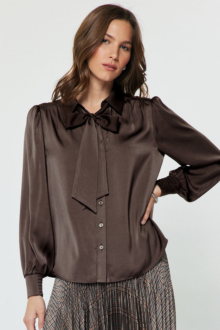 Keelan Blouse - Brown