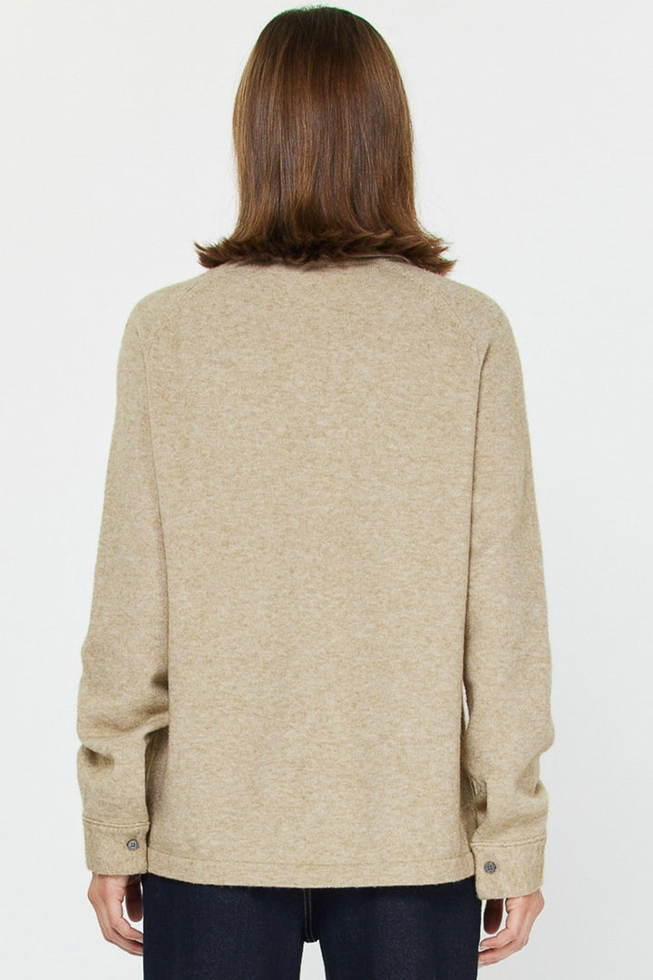 Knit Shacket - Barley