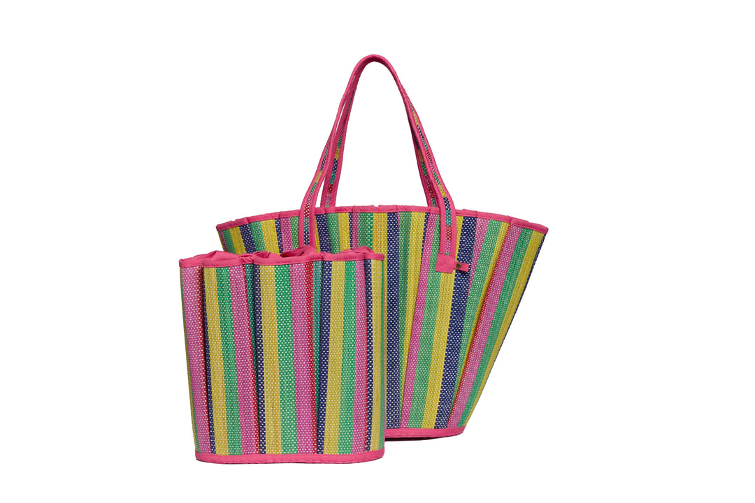 Resort Party Fuchsia Midi Tropez Tote