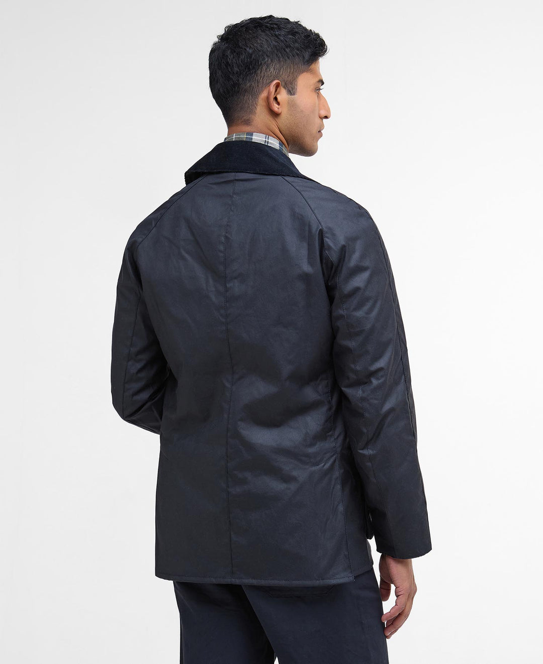 Ashby Waxed Jacket - Navy