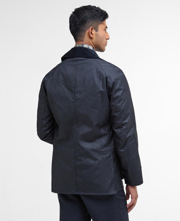 Ashby Waxed Jacket - Navy