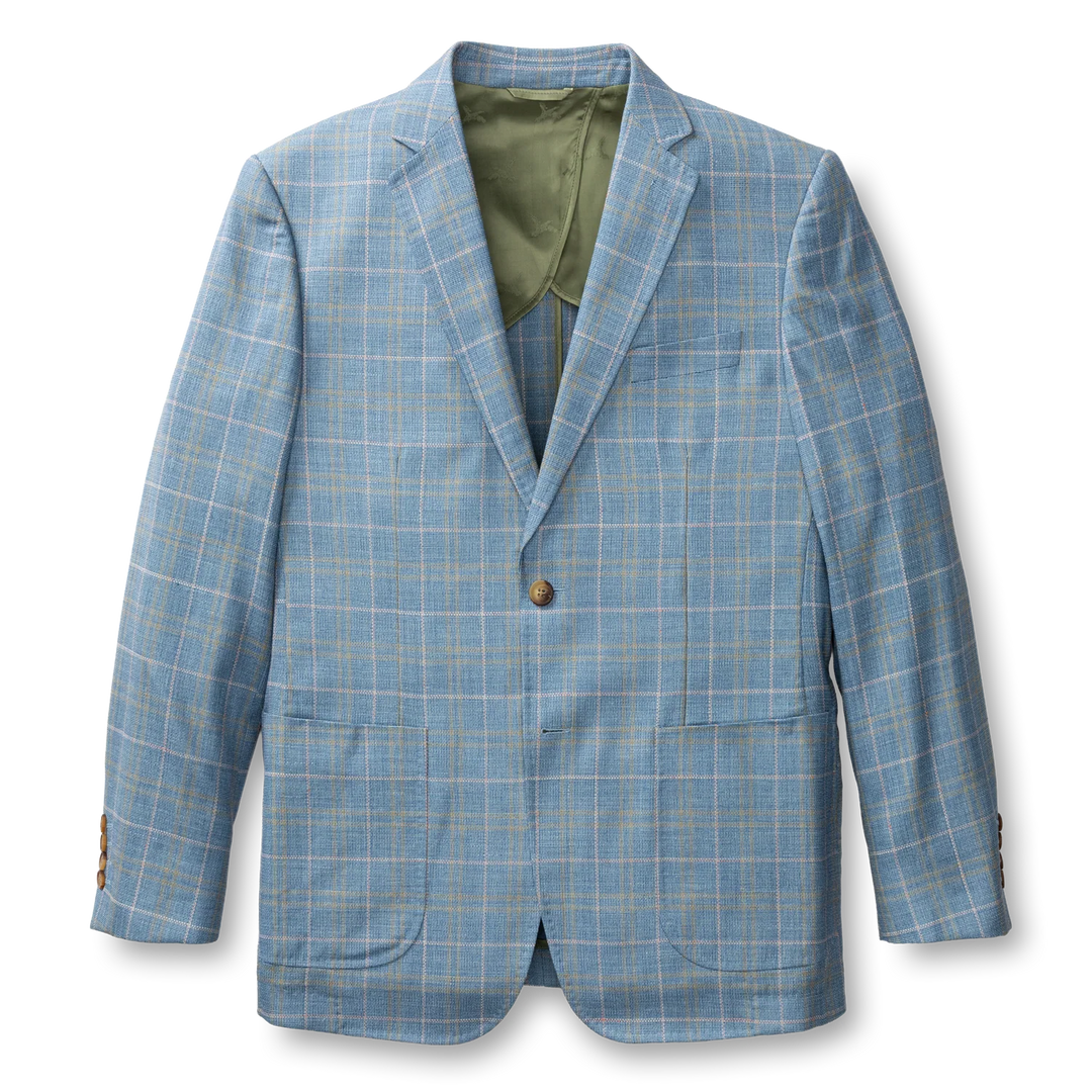 Duck Head Bradner Paid Sport Coat Chambray Blue