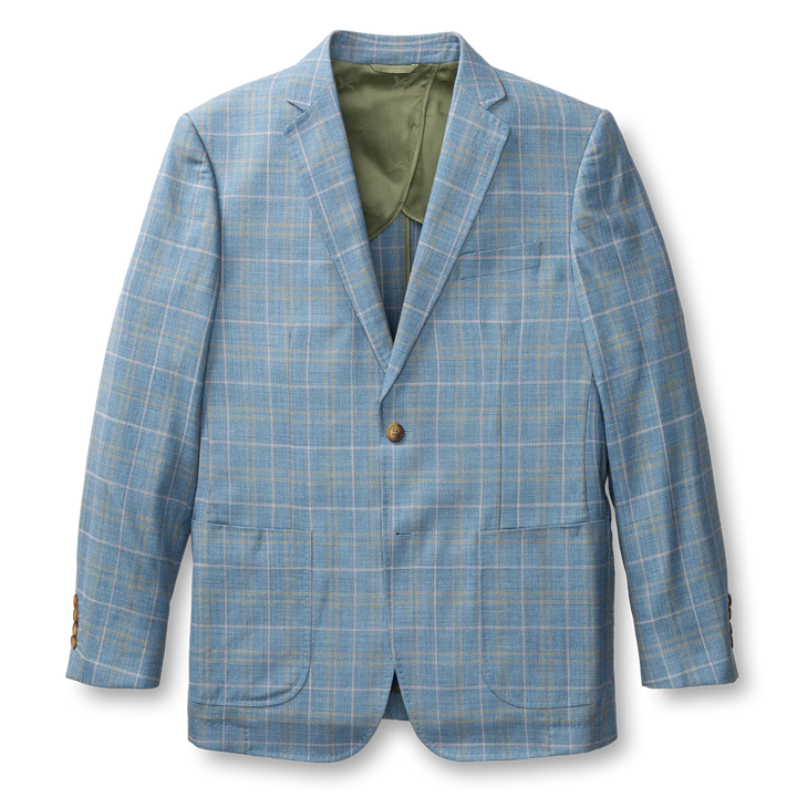Duck Head Bradner Paid Sport Coat Chambray Blue