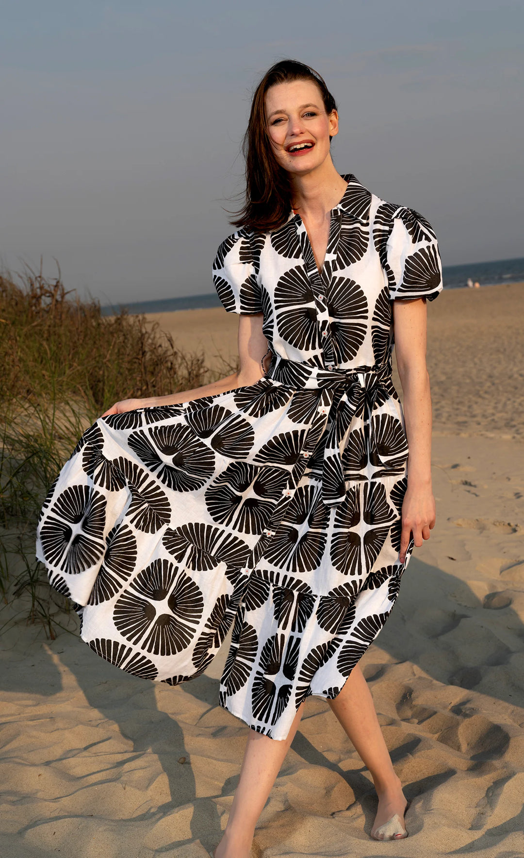 Litchfield Palm Print Dress