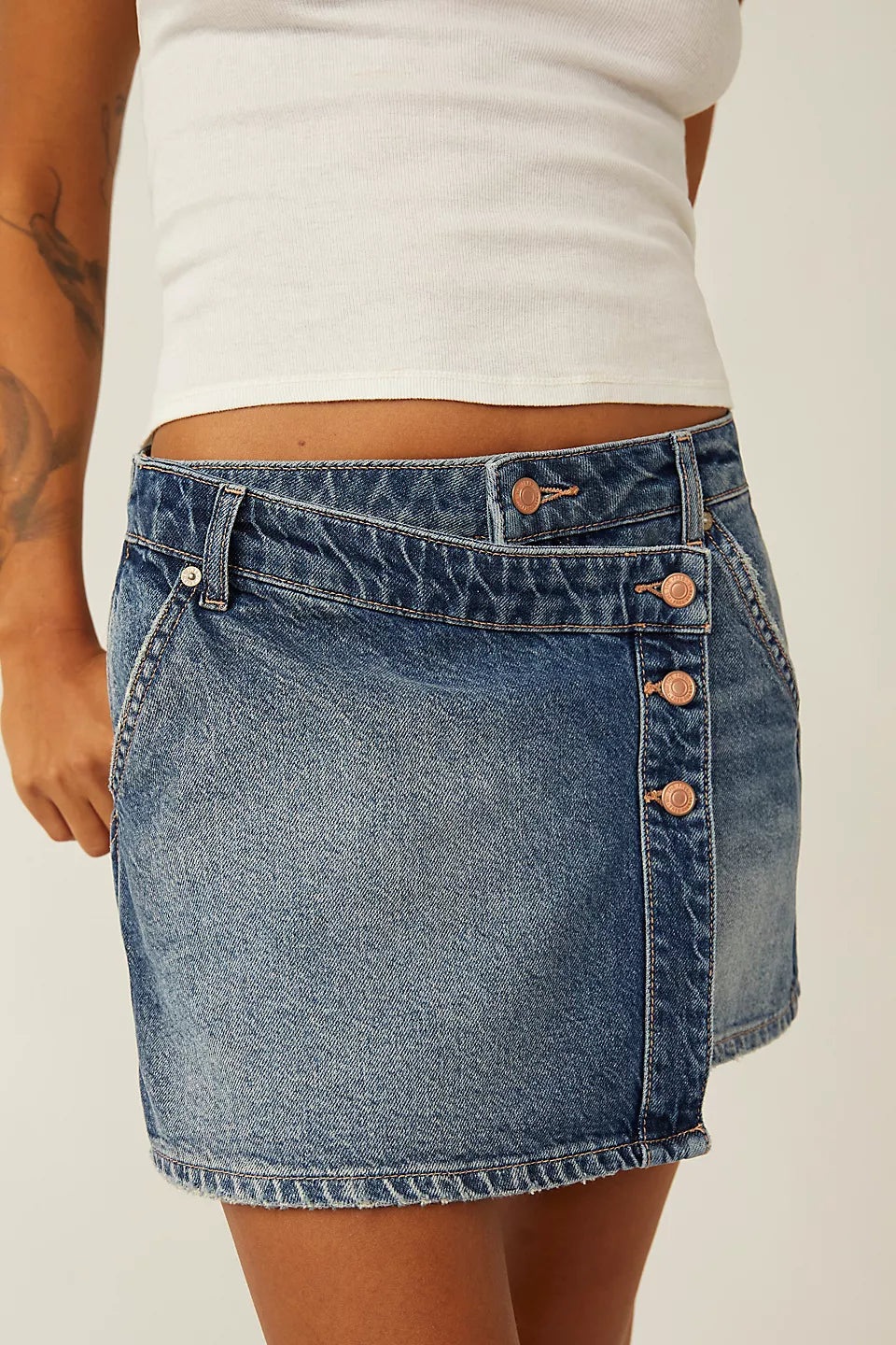 Wynne Denim Mini Skirt