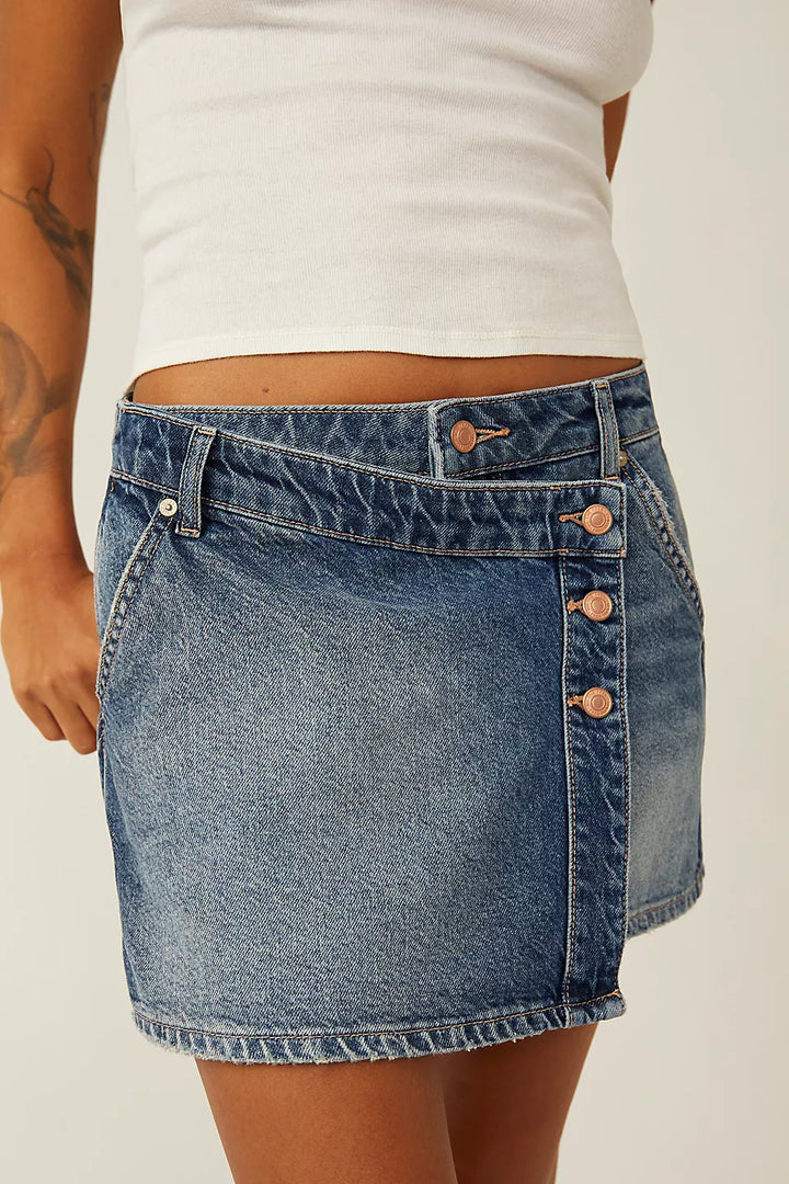 Wynne Denim Mini Skirt