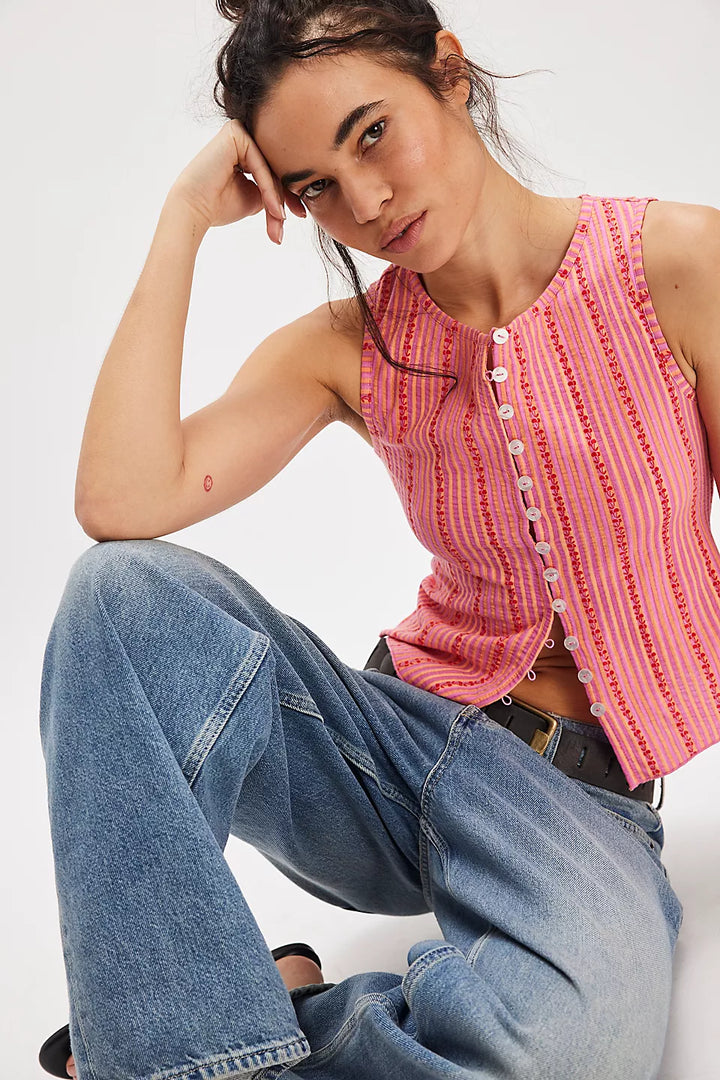 Tilly Cherry Vest