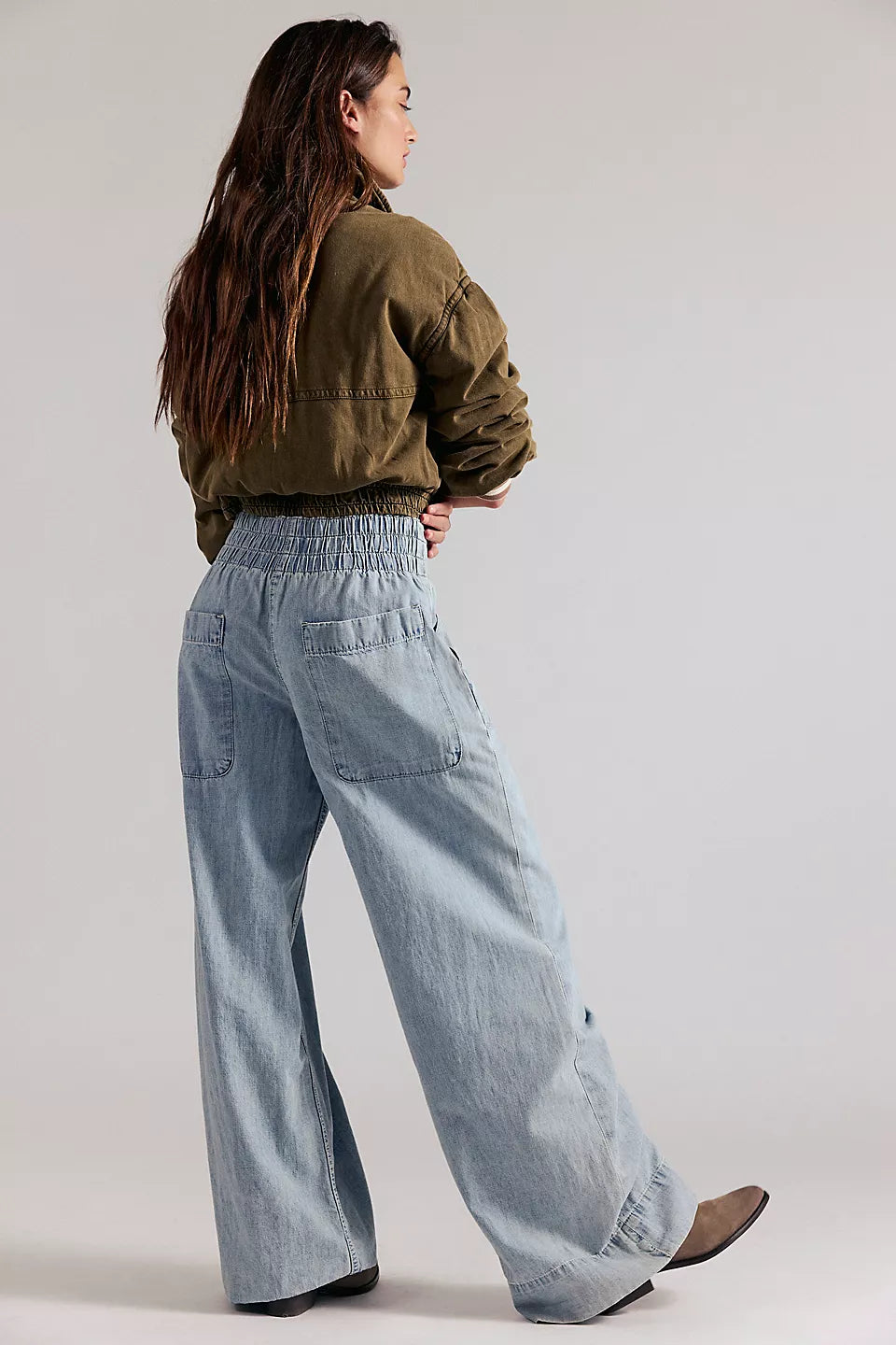 Breezy Denim Pull-On Jeans – Dusk
