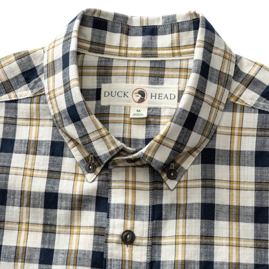 Cotton Slub Sport Shirt - Deep Navy