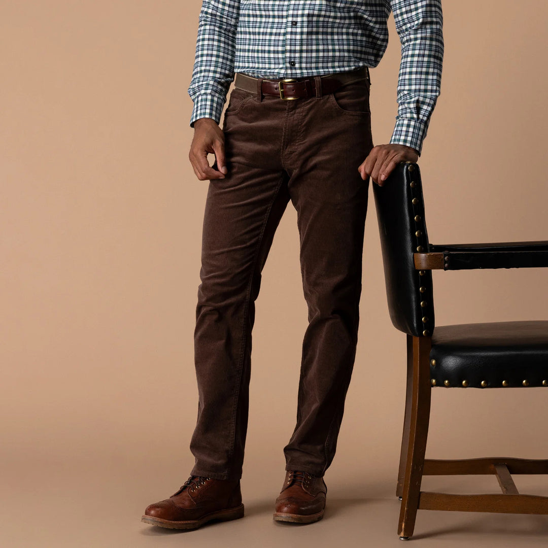 Holston Corduroy 5-Pocket - Espresso Brown