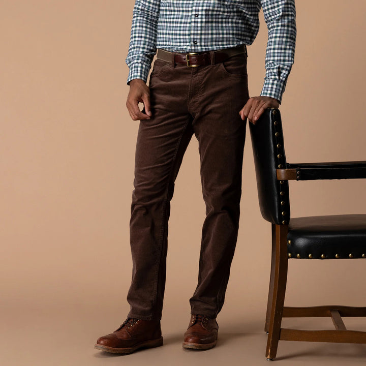 Holston Corduroy 5-Pocket - Espresso Brown