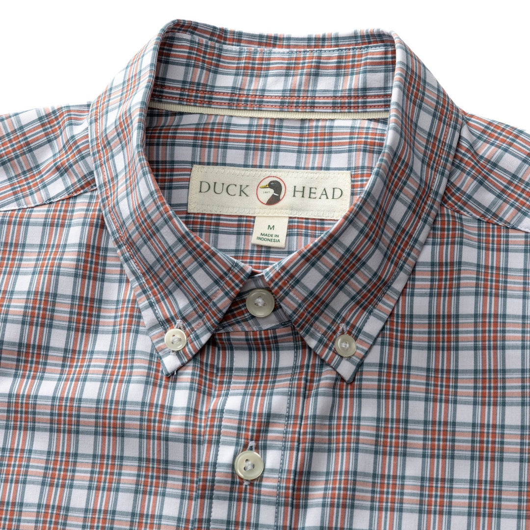 Poplin Sport Shirt - Cedarwood Red