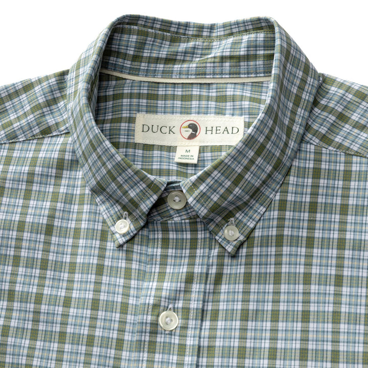 Poplin Sport Shirt - Mossy Bark