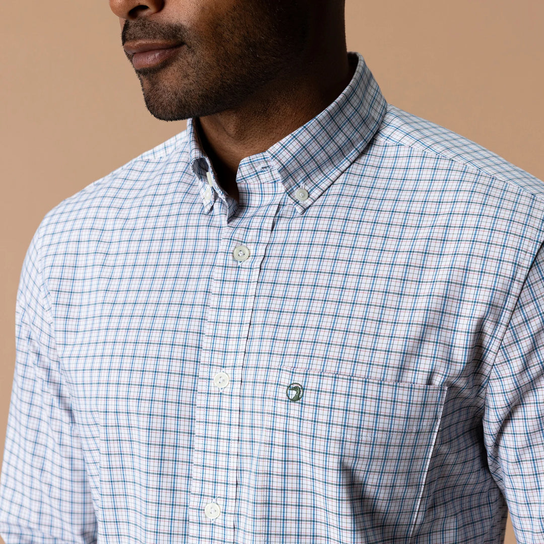 Poplin Sport Shirt - Midnight Teal