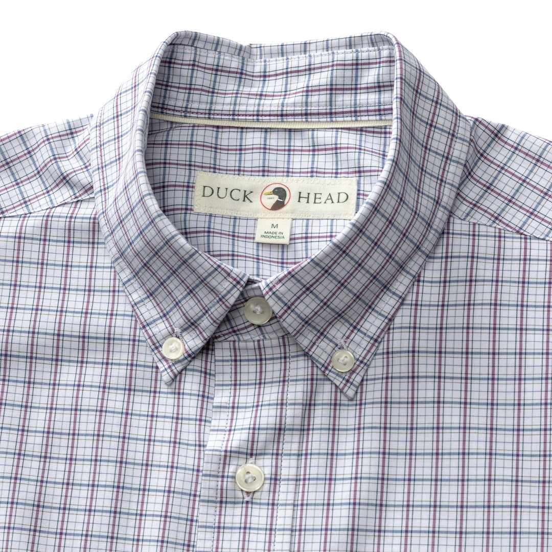 Poplin Sport Shirt - Navy Peony