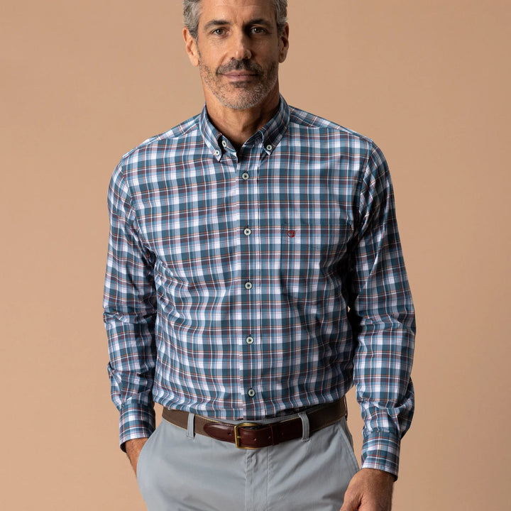 Poplin Sport Shirt - Stormy Teal