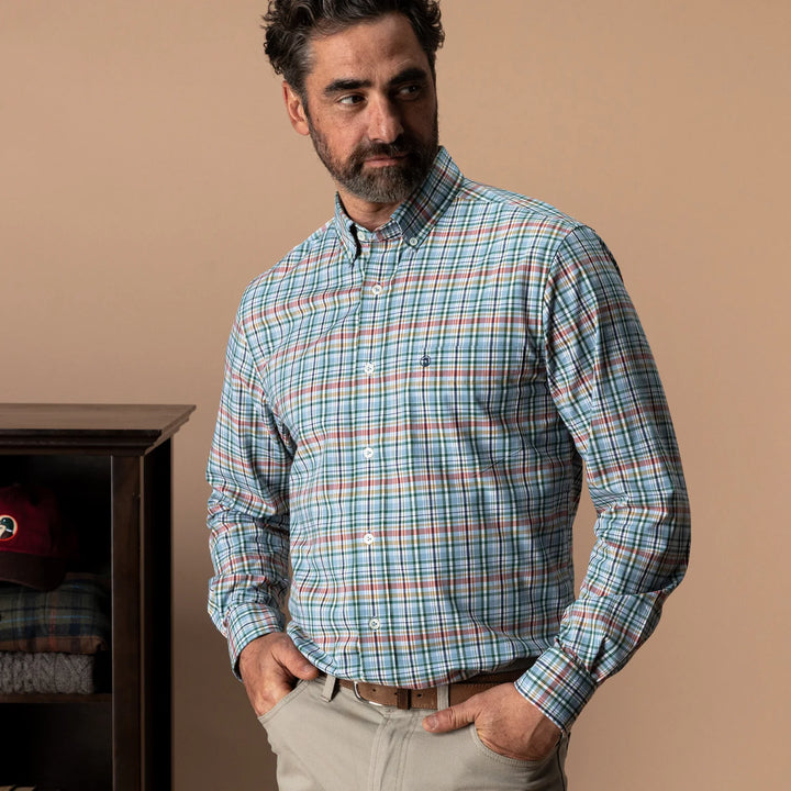 Poplin Sport Shirt - Windblown Sky