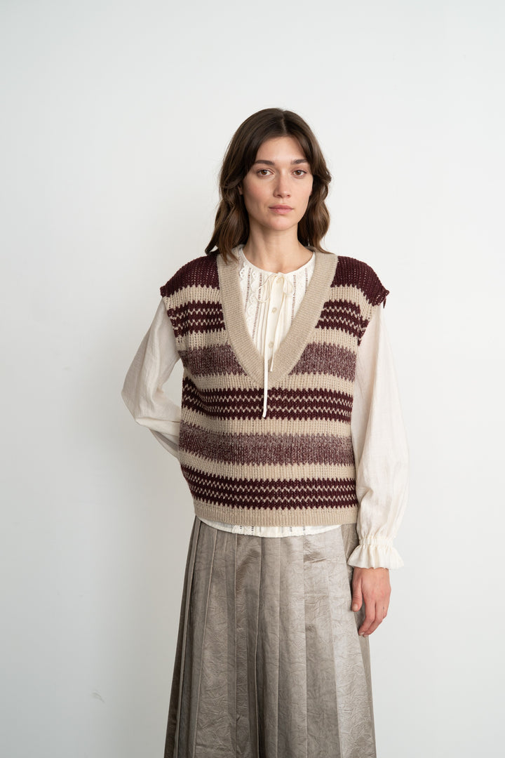 Neve V-Neck Sweater Vest