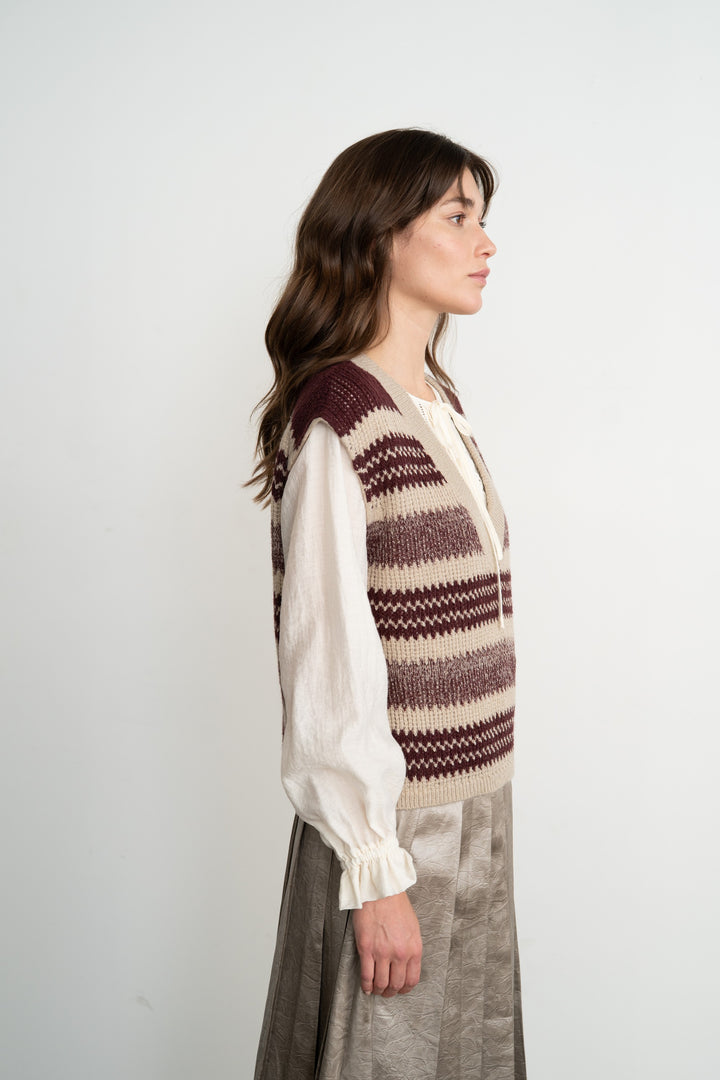Neve V-Neck Sweater Vest