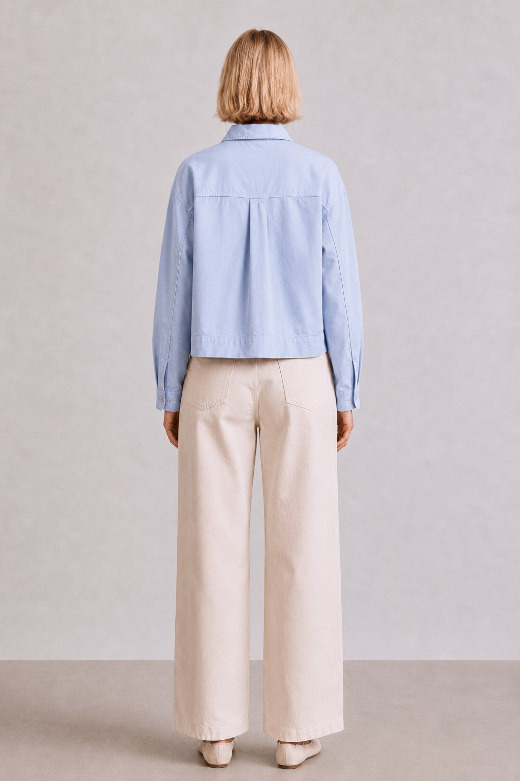 Sloan Button Front Shirt - Blue