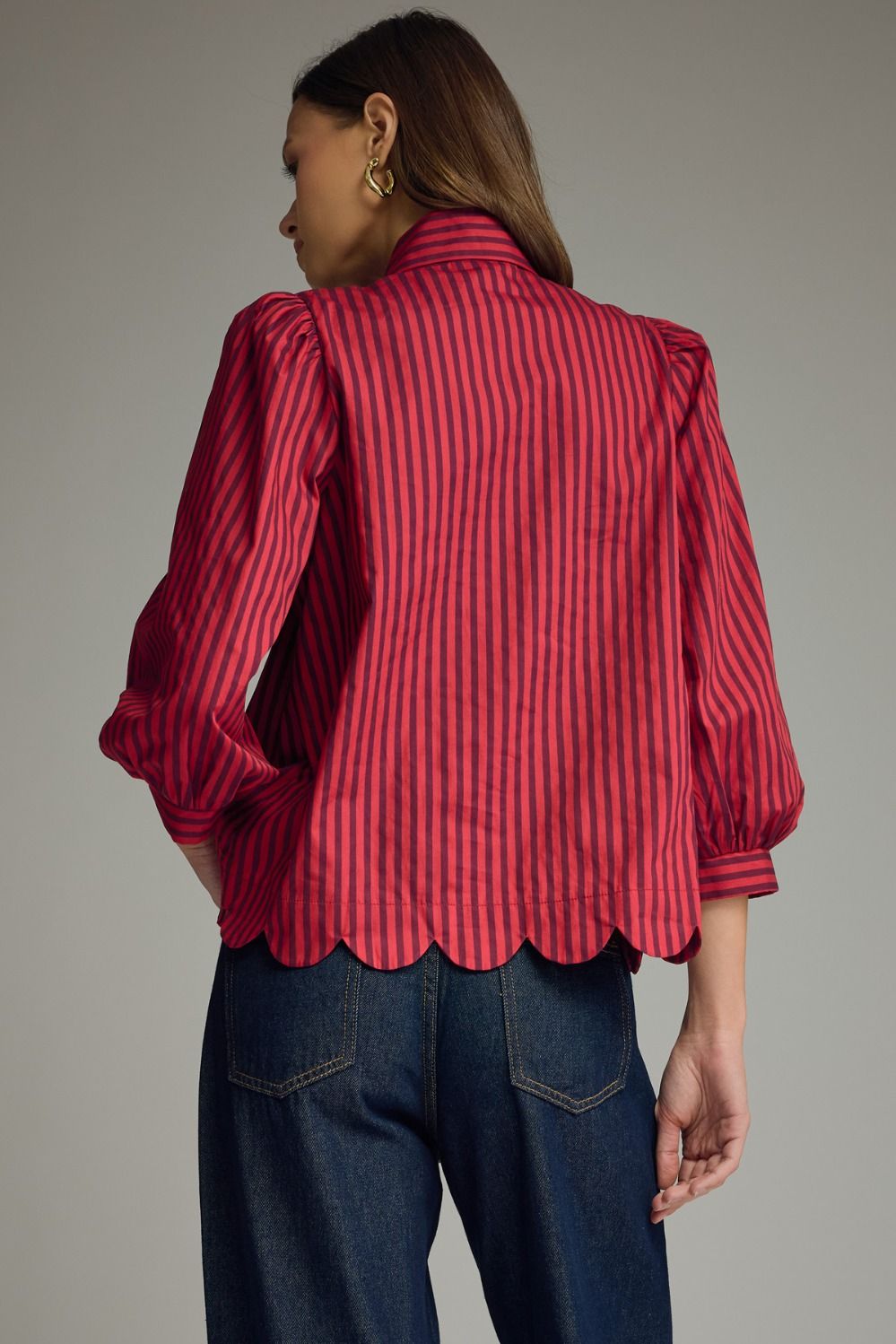 Ellison Top - Red Brown