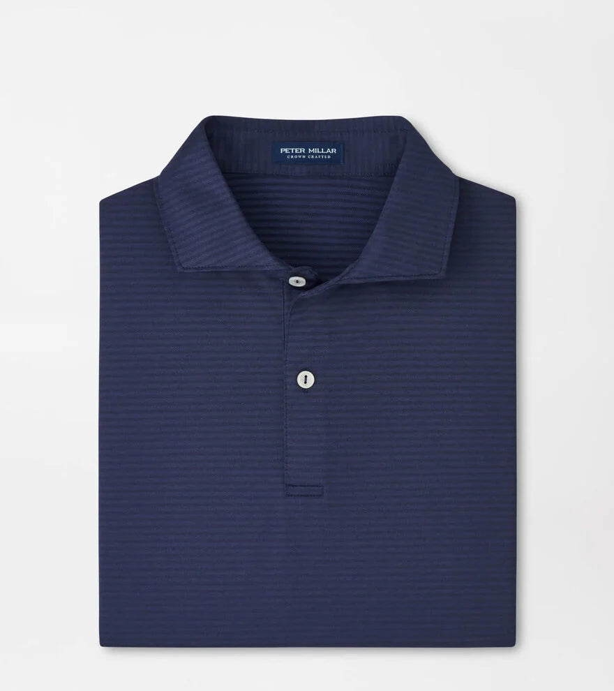 Peter Millar Empire Perf Jersey Polo Navy