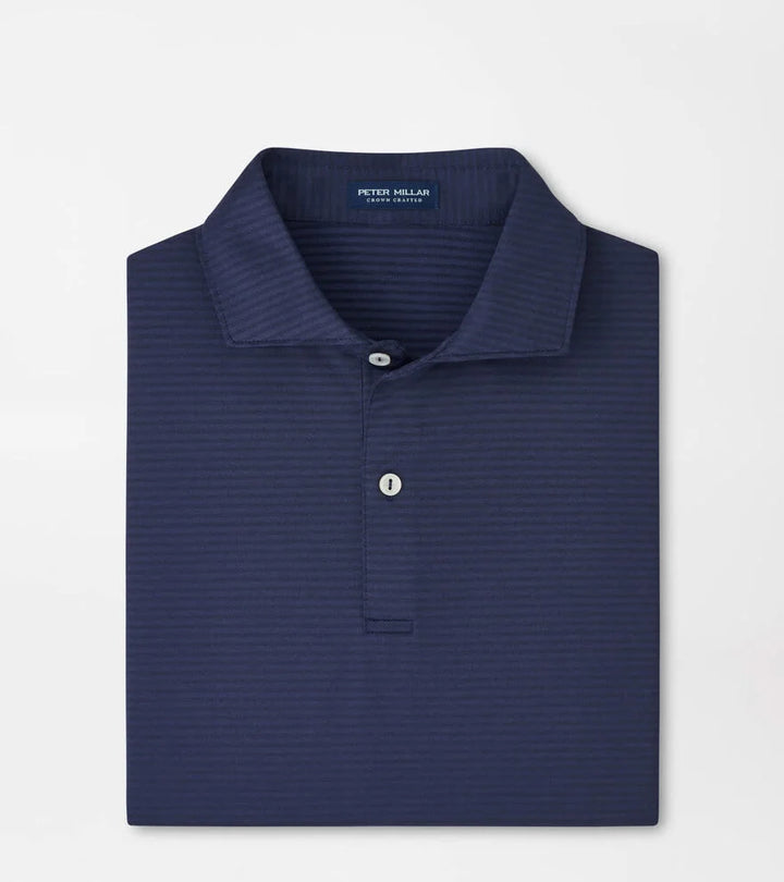 Peter Millar Empire Perf Jersey Polo Navy