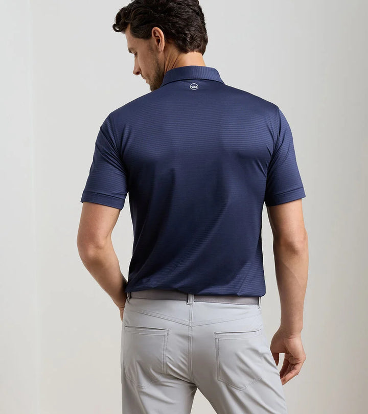 Peter Millar Empire Perf Jersey Polo Navy