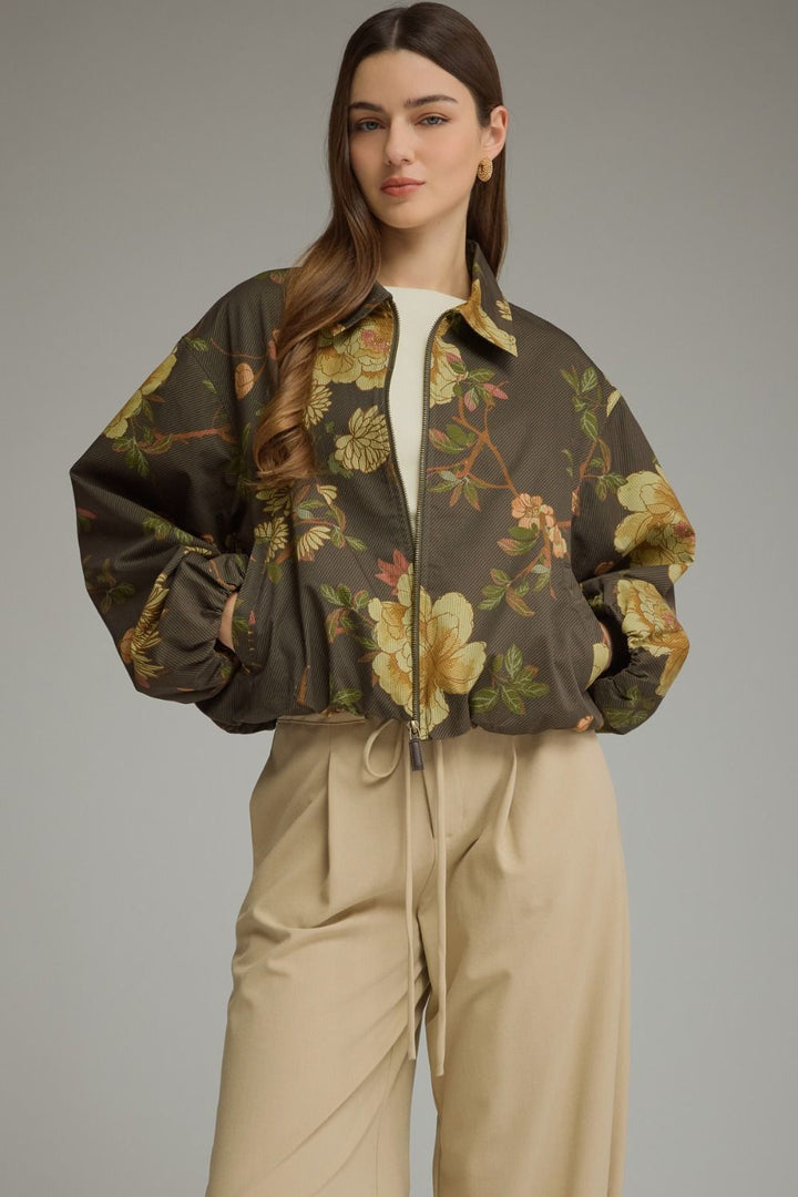 Demi Floral Print Jacket