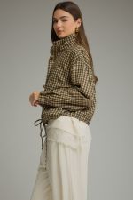 Gemma Gingham Jacket - Black