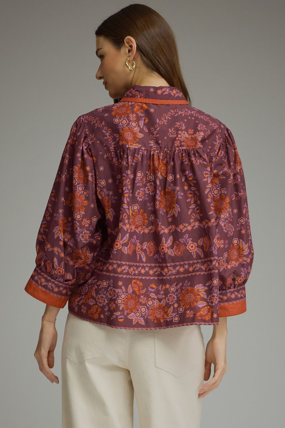 Helena Button Front Top Wine