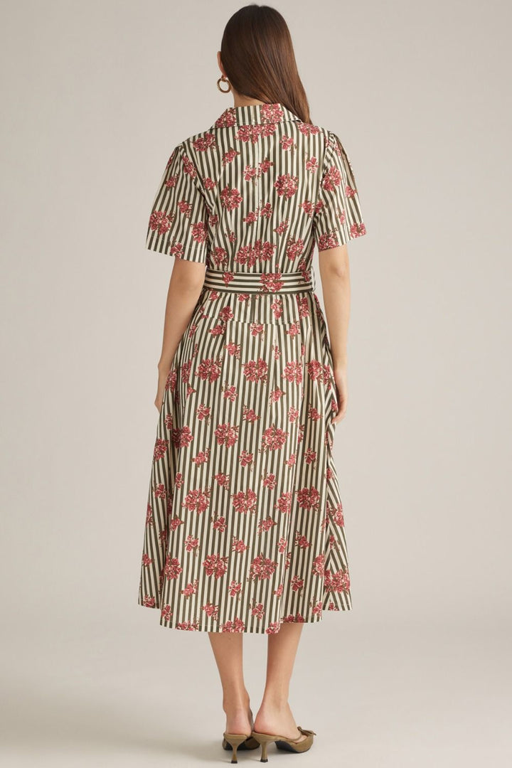 Jada Midi Dress - Olive