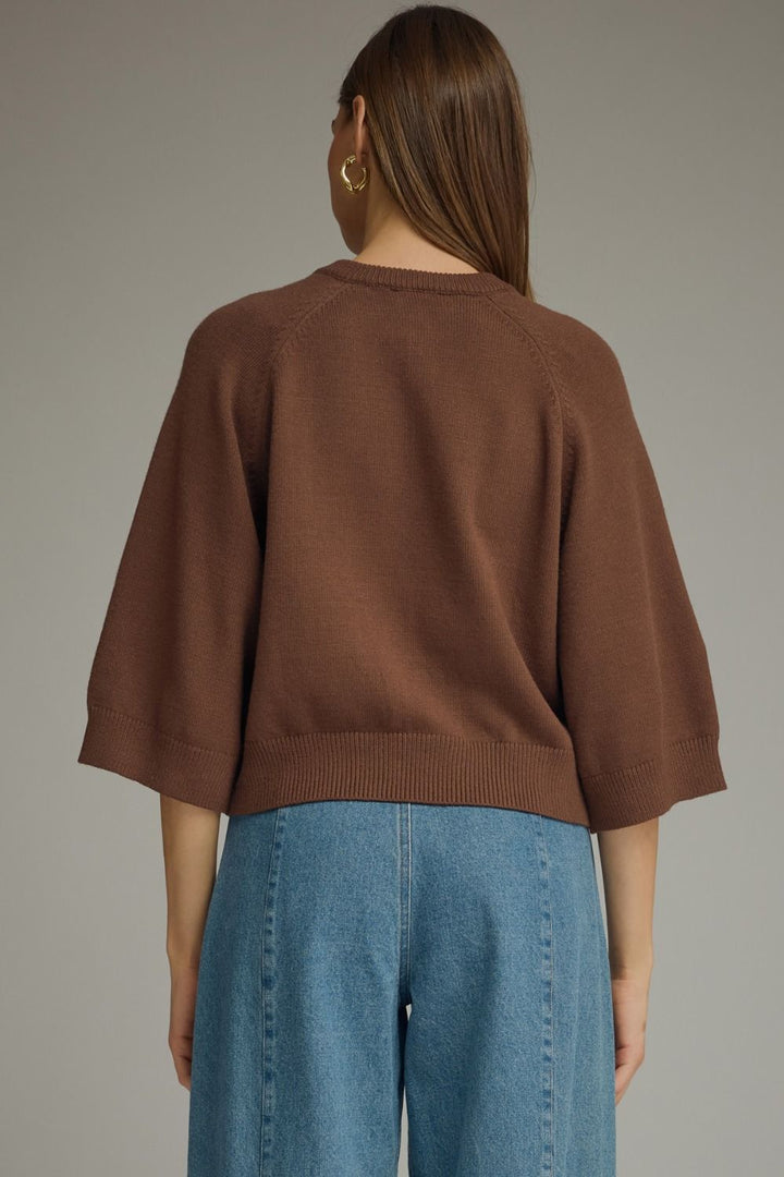 Vivian Henley Sweater - Brown