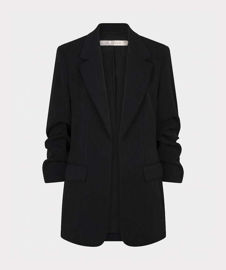 3/4 Sleeve Blazer in Black