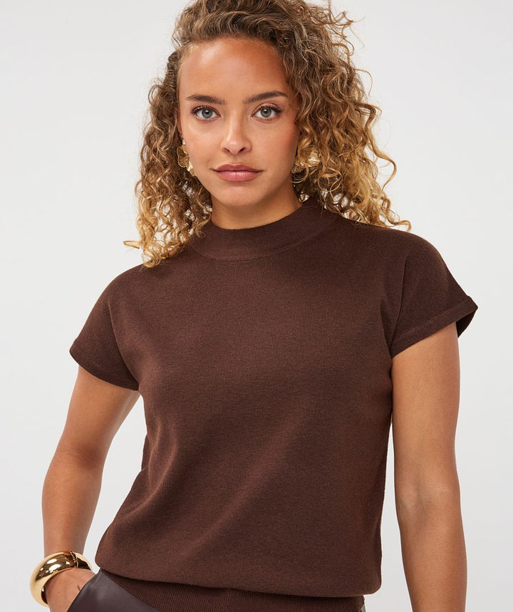 SS Batwing Sweater Cacao