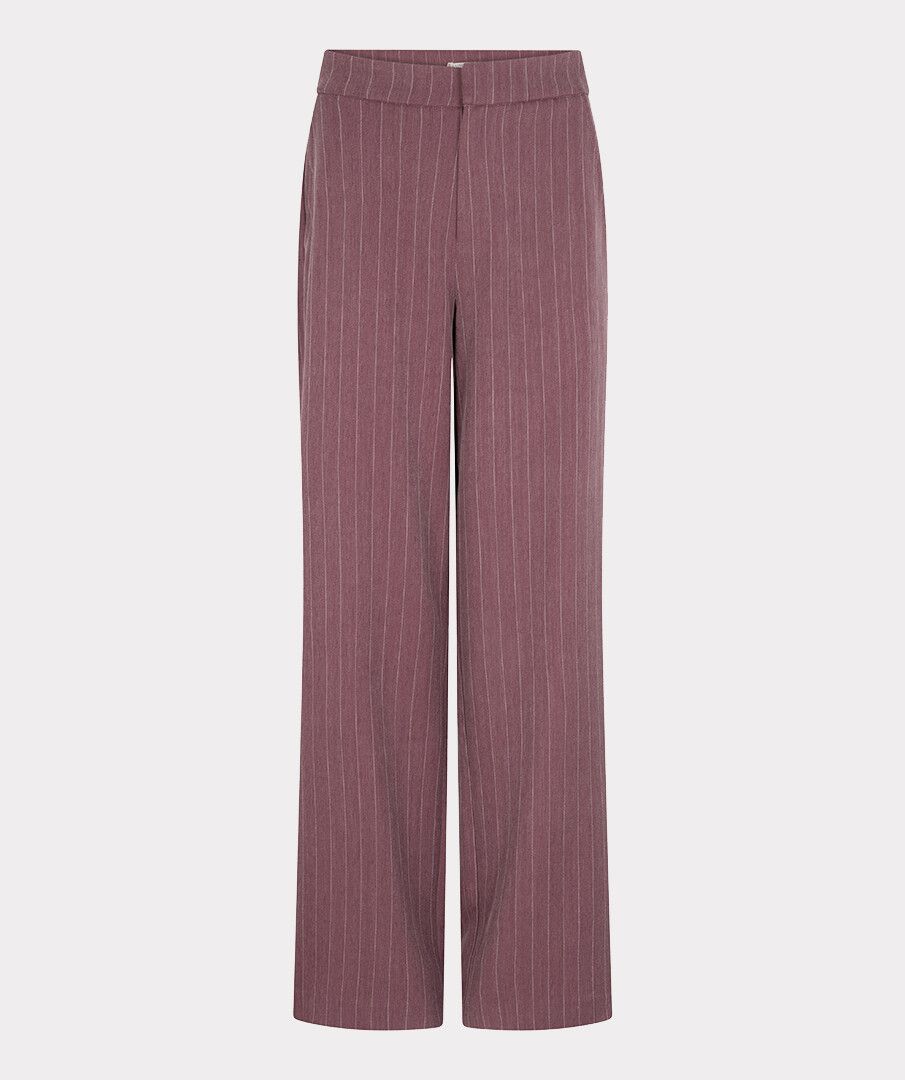 Herringbone Trouser - Merlot