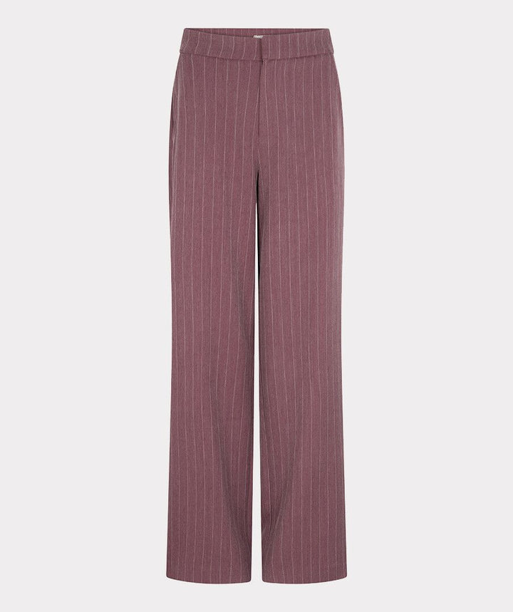 Herringbone Trouser - Merlot