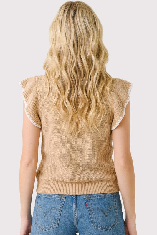 Estella Ruffle Sweater