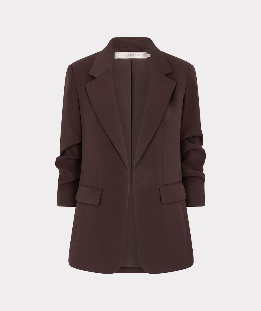 3/4 Sleeve Blazer in Cacao