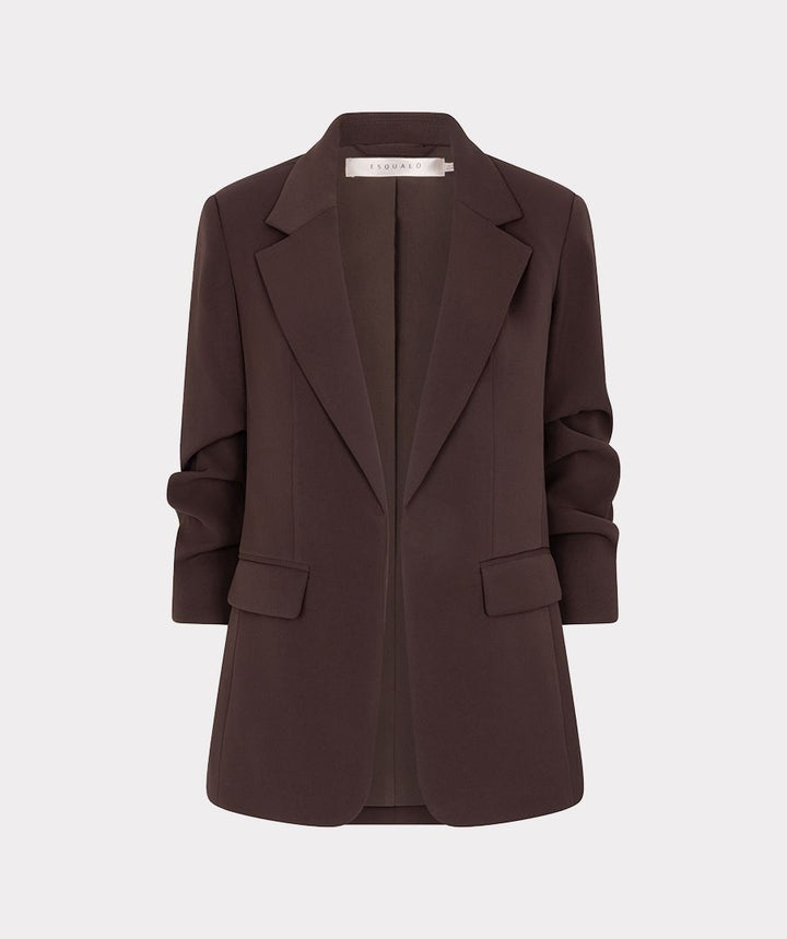 3/4 Sleeve Blazer in Cacao