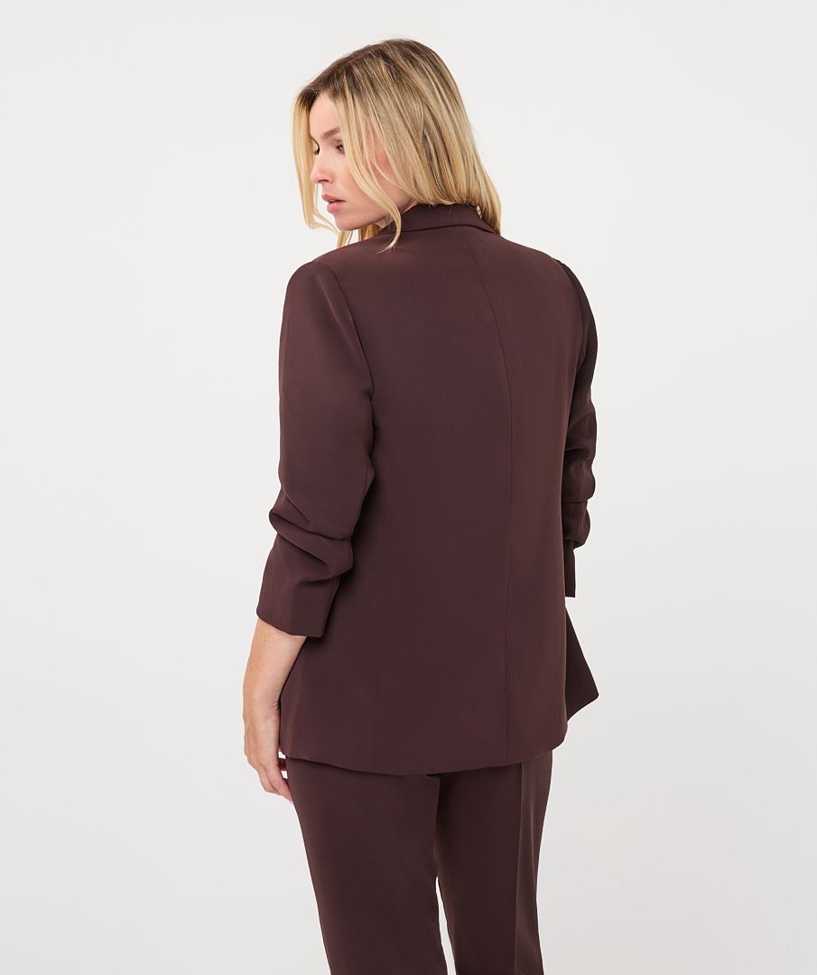 3/4 Sleeve Blazer in Cacao