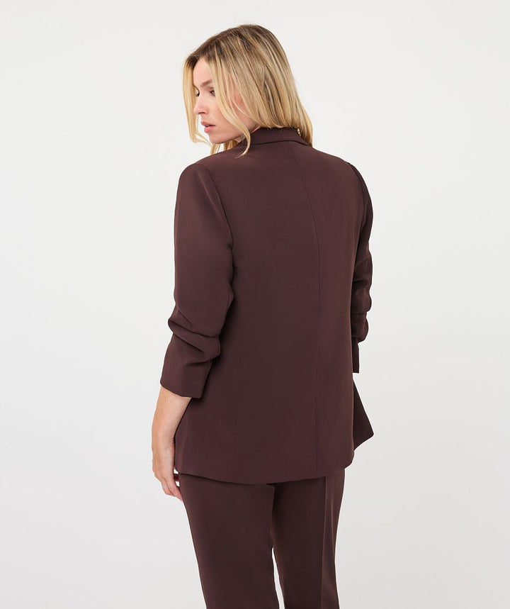 3/4 Sleeve Blazer in Cacao