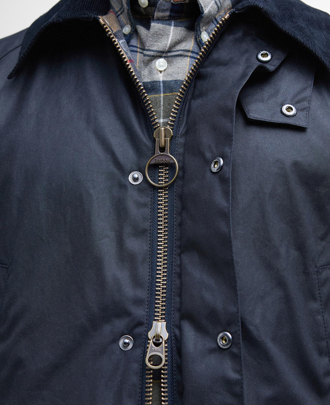Ashby Waxed Jacket - Navy