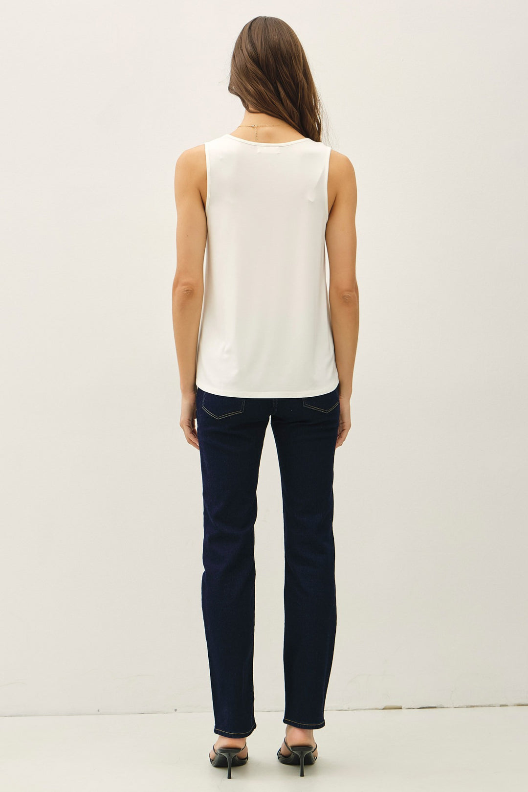 Flowy Luxe Tank Off-White