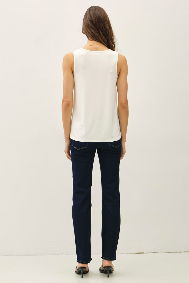 Flowy Luxe Tank Off-White