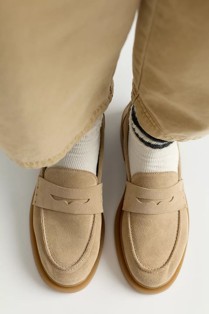 Lana Loafer - Taupe Suede