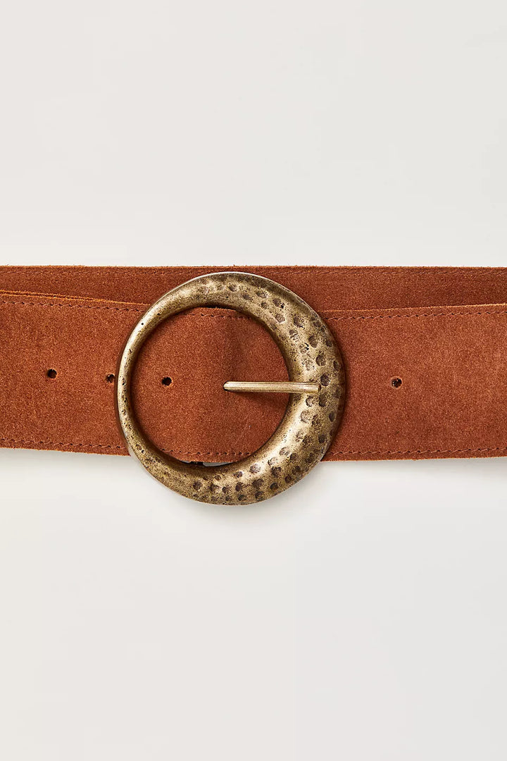 Luna Suede Hip Belt Cognac