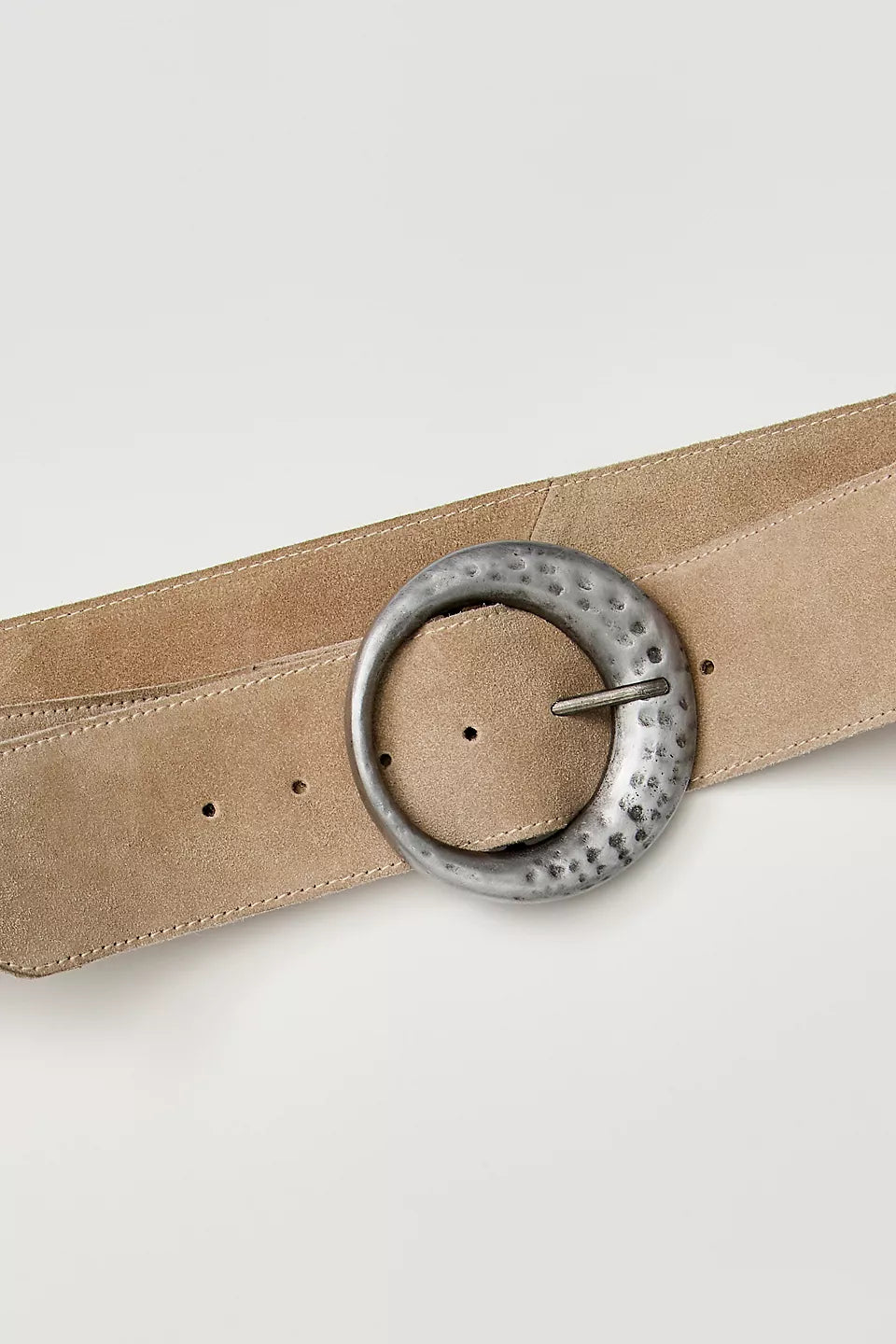 Luna Suede Hip Belt Ecru