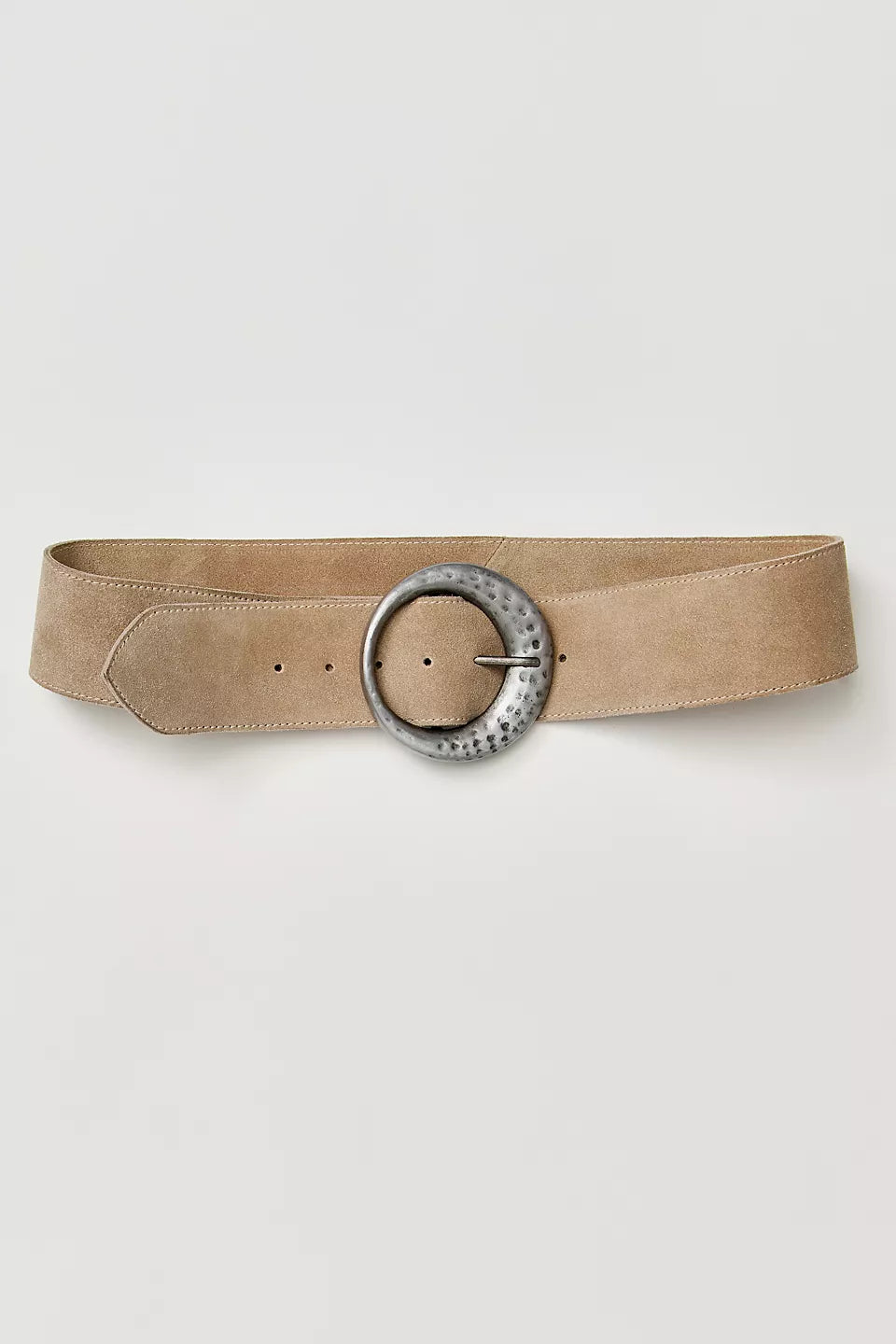 Luna Suede Hip Belt Ecru